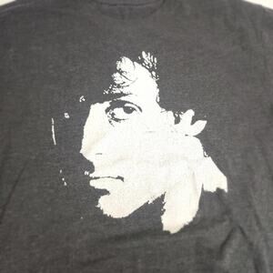 Rocky Balboa Movie Face Profile Black & White Short Sleeve T-Shirt Men's Size S